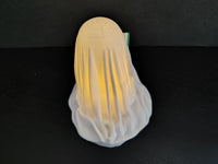 Ghost Reading Book Lantern with LED Tea Light - Halloween Decor